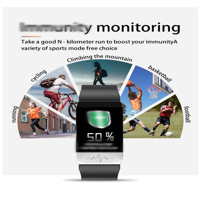 Colour Screen Smart Watch Ip67 Waterproof Call Heart Rate Monitoring Ecg Sleep Tracking