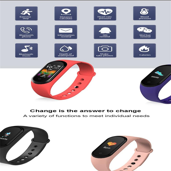 Colour Screen Smart Watch Ip68 Waterproof Bluetooth Call/Music Hr/Bp Monitoring