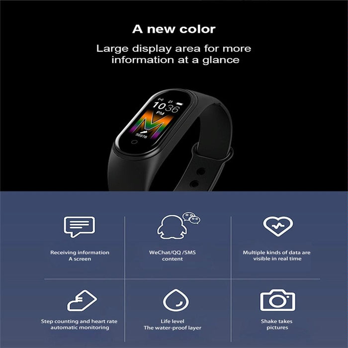 Colour Screen Smart Watch Ip68 Waterproof Bluetooth Call/Music Hr/Bp Monitoring