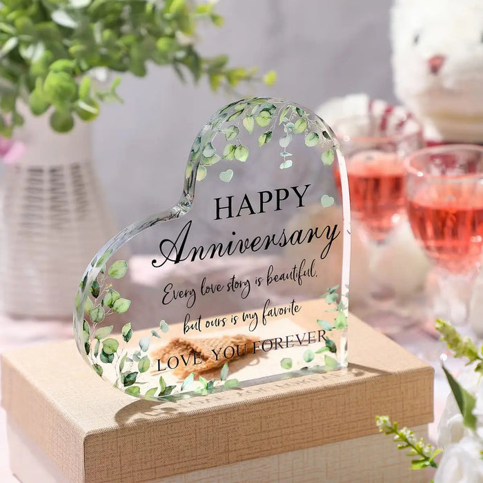 Anniversary & Wedding Gifts Acrylic Heart Decor