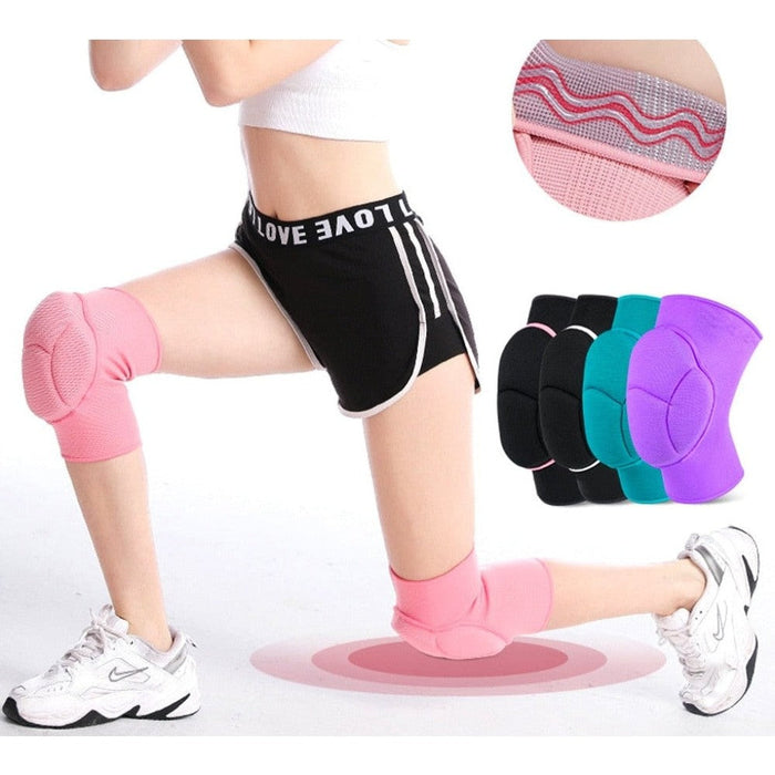 Soft Non-SlipThick Sponge Collision Avoidance Sports Knee Pads For Dance Wrestling Cycling