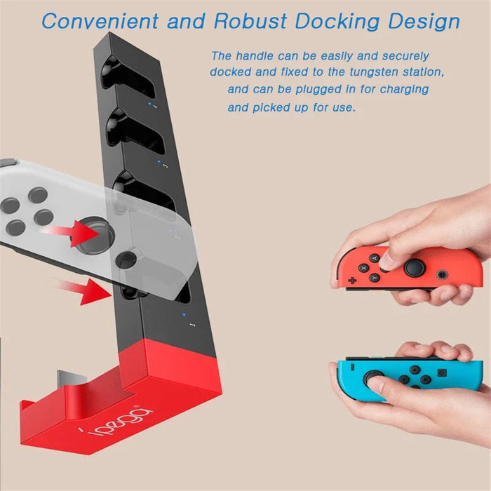 4 Slot Charging Dock For Nintendo Switch Controllers