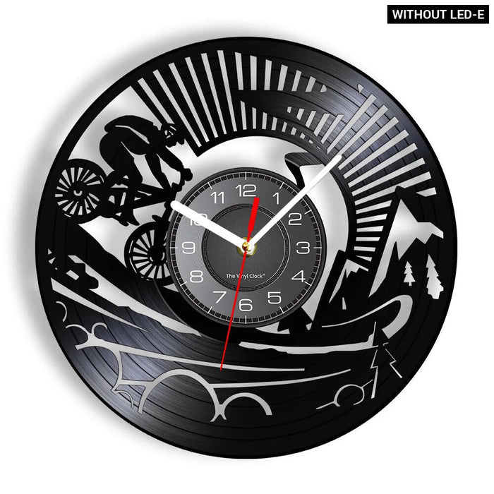 Bmx Vinyl Record Wall Clock