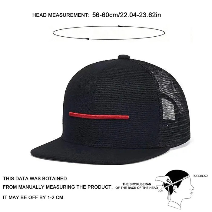 Embroidered Hip Hop Baseball Cap / Hat For Outdoor Wear