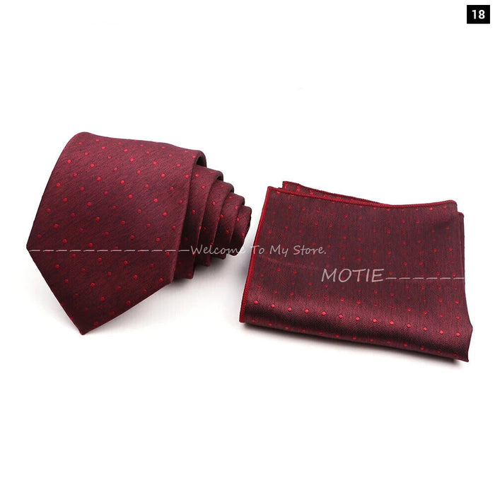 Floral Pocket Square Tie Set For Weddings Parties And Daily Wear