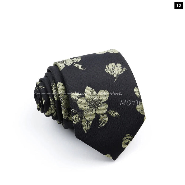 Blue Paisley Floral Tie For Business And Party Attire