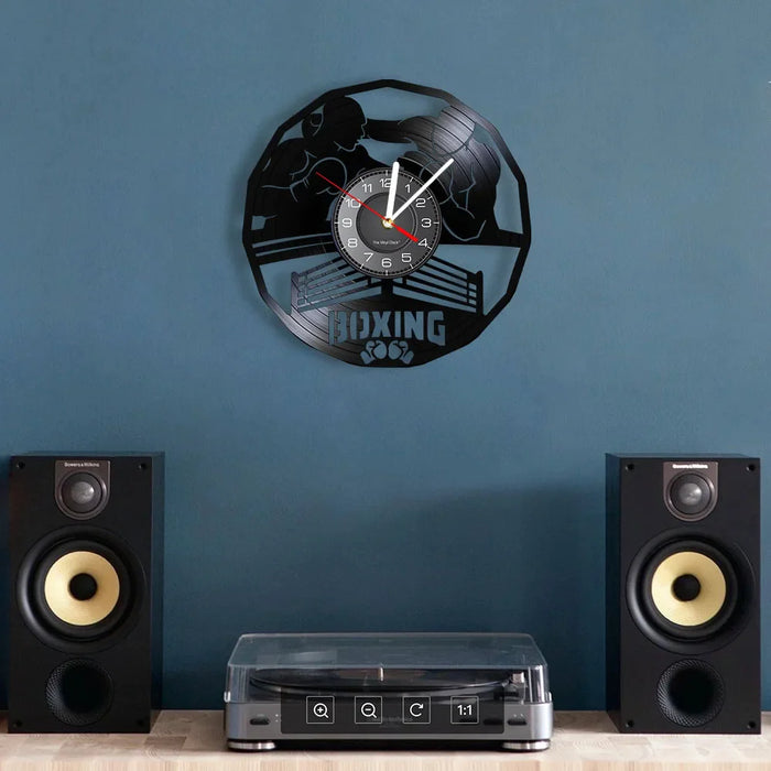 Boxing Gym Wall Clock