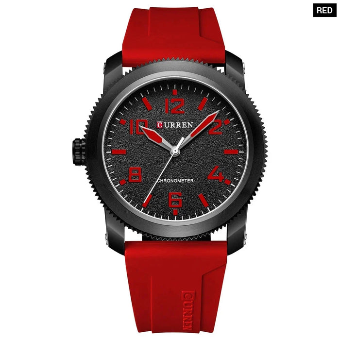 Fashion Watches For Men Left Hand Design Quartz