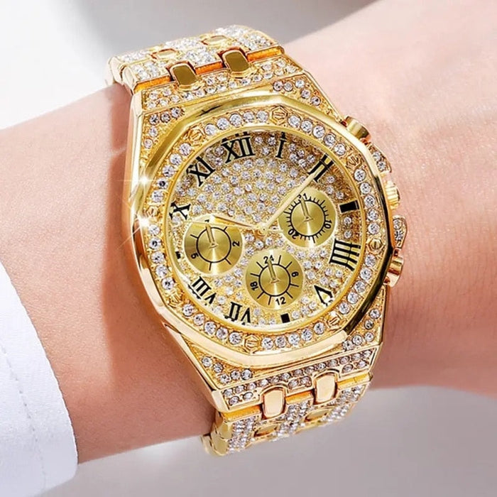 Diamond Women Watches Gold Watch Ladies Wrist Luxury Brand