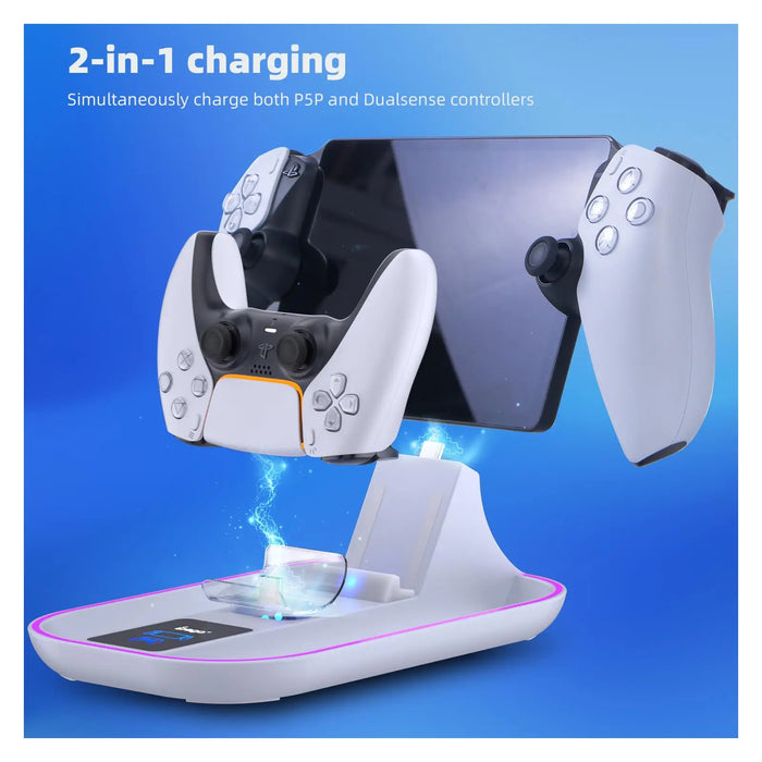 Ps5 Portal Charging Station With Rgb Light