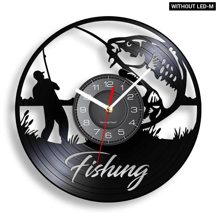 Vintage Fisherman Wall Clock