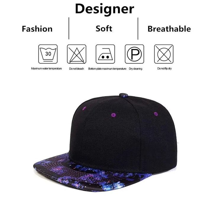 Starry Sky Baseball Cap / Hat For Hip Hop Style