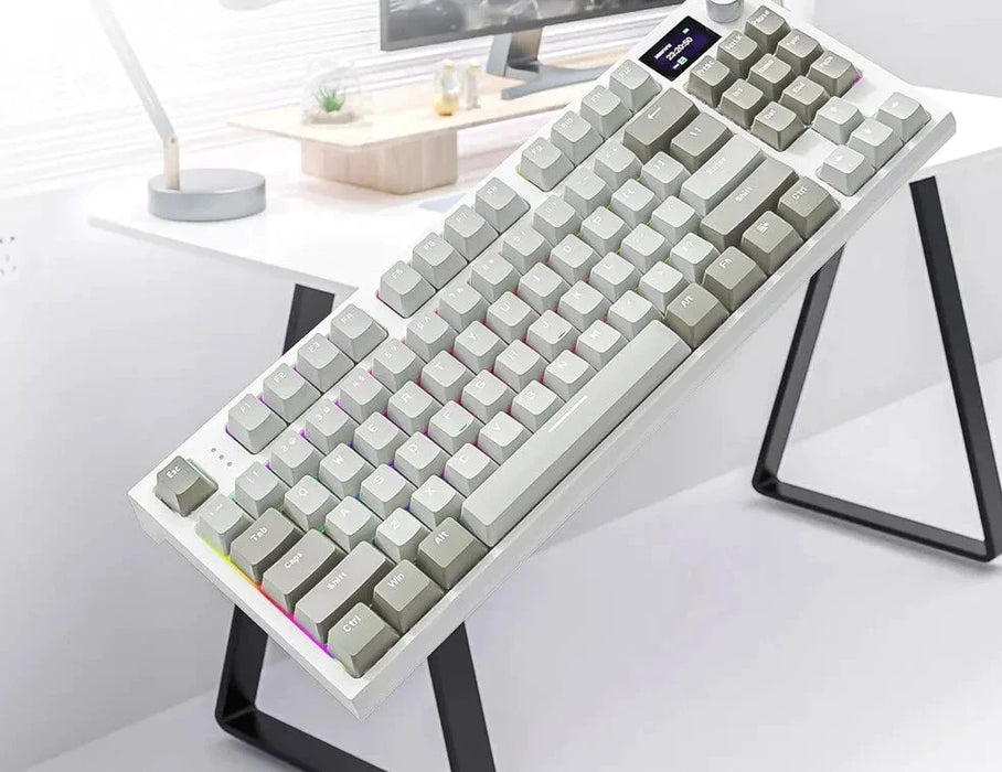 Wireless Swappable Mechanical Keyboard With Display And Volume Control