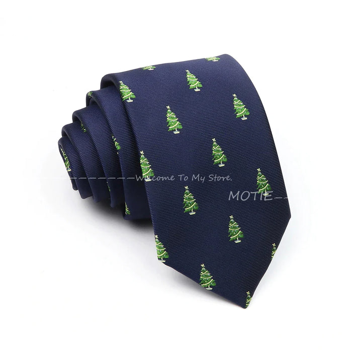 Santa Claus Necktie For Christmas And Halloween Parties