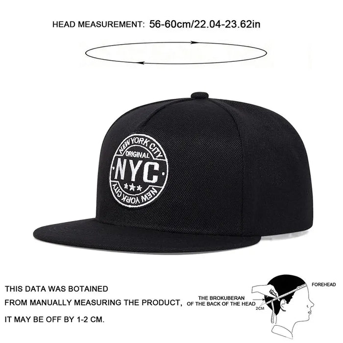 Nyc Letter Embroidered Baseball Cap / Hat