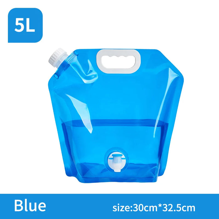 Portable 5/10l Folding Water Bag For Camping