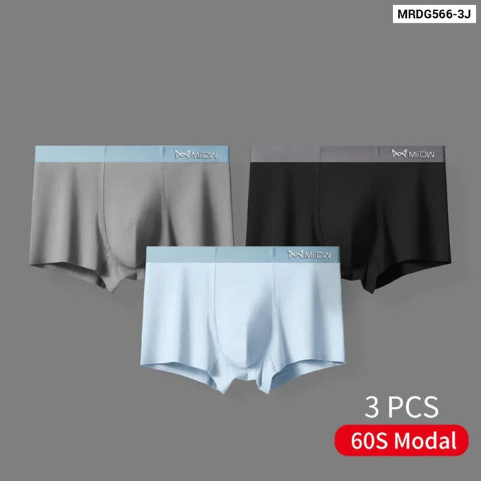 Soft Breathable Mens Boxer Briefs Set