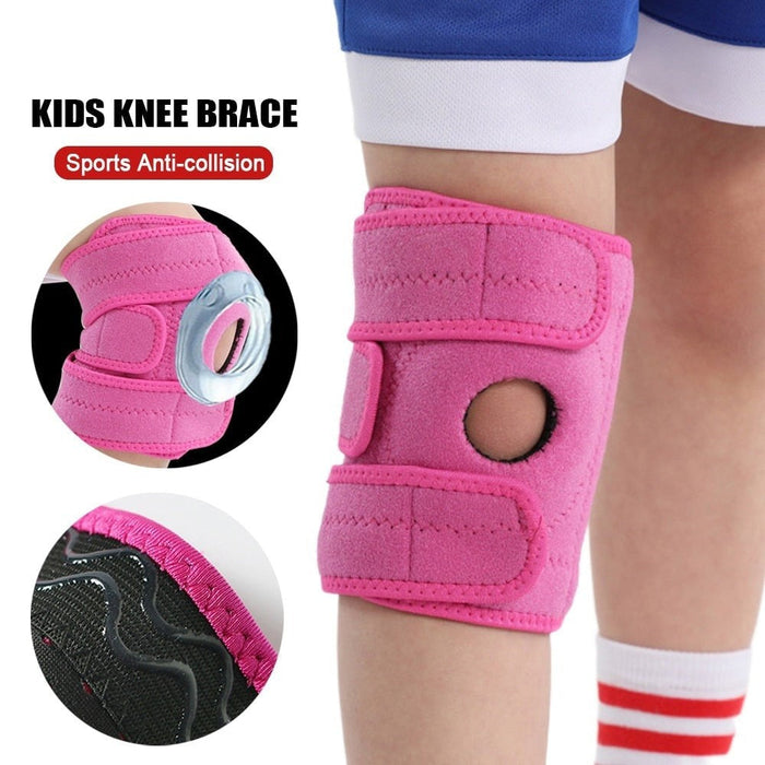 Adjustable Knee Brace with Silicone Pads for Cycling Basketball Football