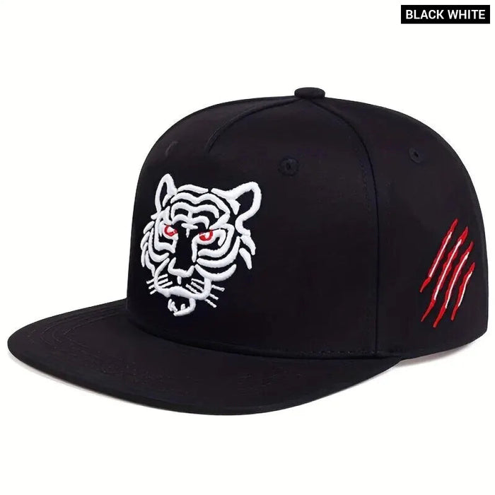 Adjustable Tiger Embroidered Baseball Cap / Hat