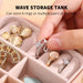 Mini Jewelry Storage Box Portable Home Travel Earrings