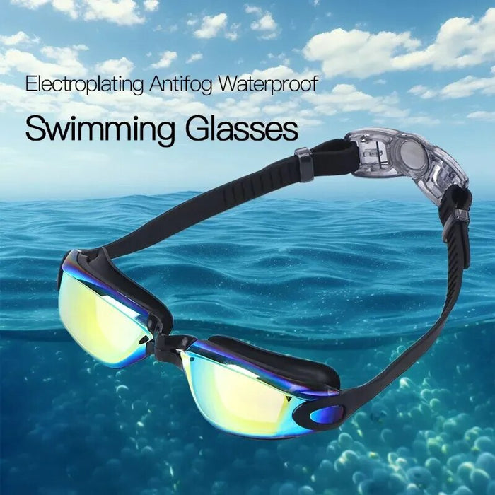 Anti-fog High-definition Earplugs Swimming Goggles