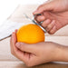 Sharp Stainless Steel Orange Peeler