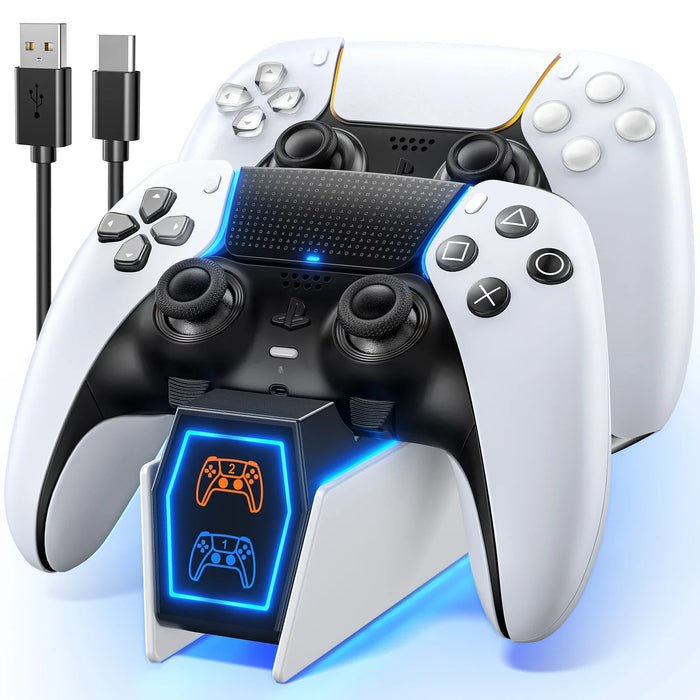 Ps5 Dual Controller Charging Station Led Indicators