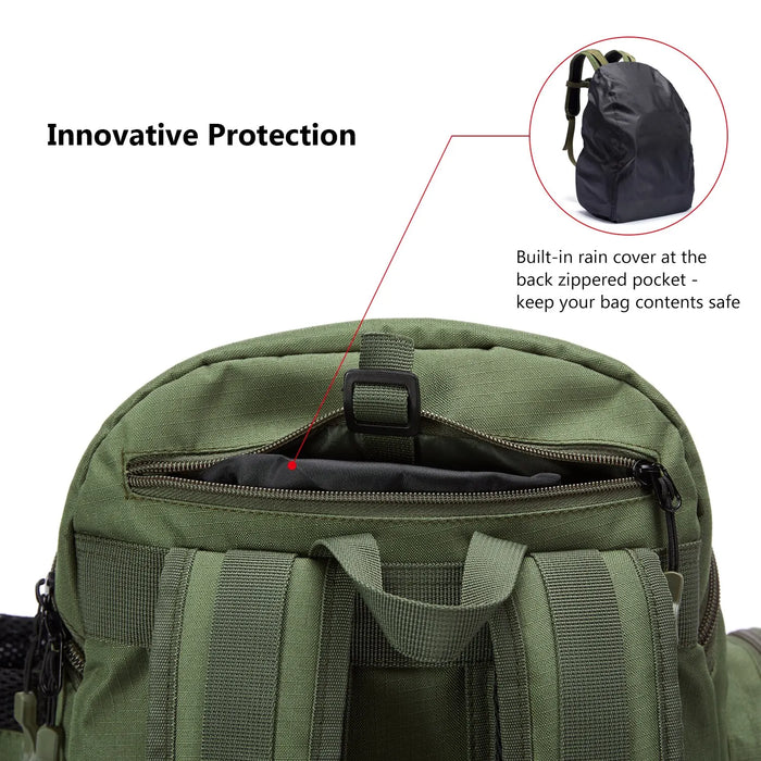 Lightweight Tactical Tackle Backpack For Fishing