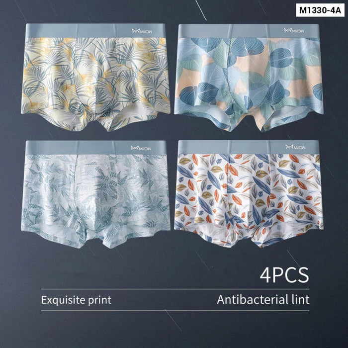 4 Piece Refreshing Mens Boxer Underpants