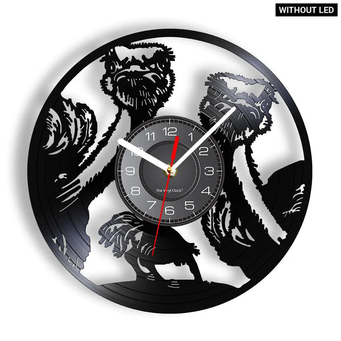 Ostrich Family Vinyl Record Wall Clock