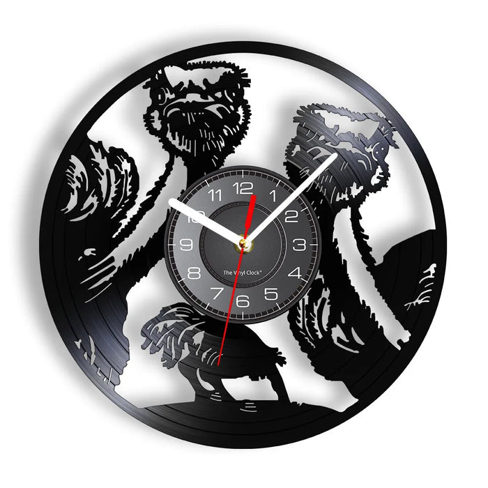 Ostrich Family Vinyl Record Wall Clock