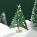 Christmas Tree Lapel Pin For Women Holiday Brooch