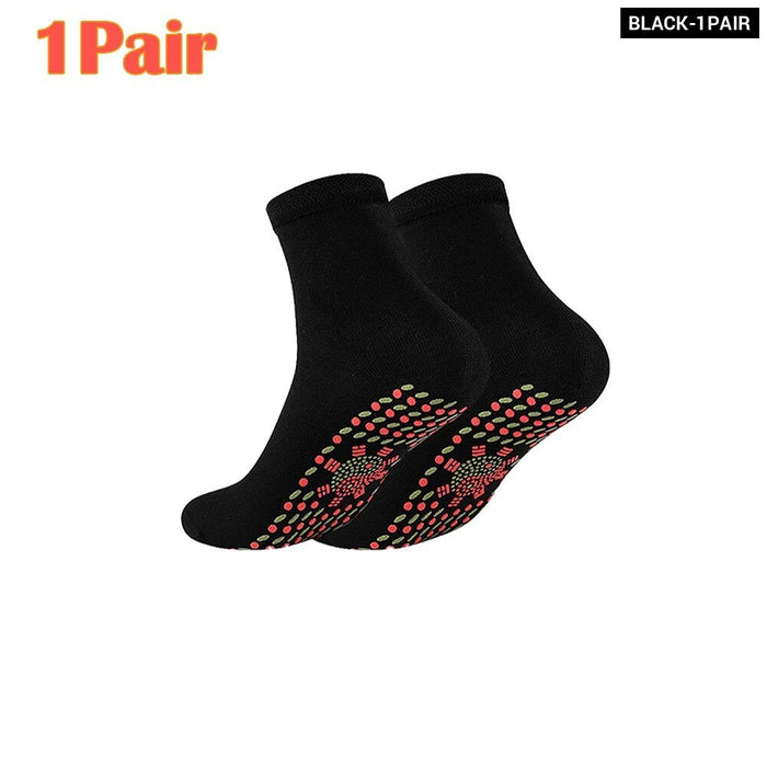 1-3 Pairs Winter Warm Comfortable Self-heating Magnetic Socks for Women Men