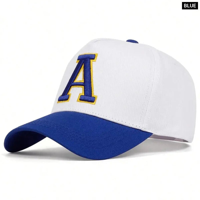 A Letter Embroidered Baseball Cap / Hat For Outdoor Wear