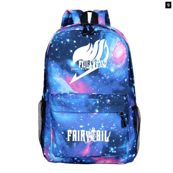 Fairy Tail Backpack For Students Girls And Boys Schoolbag With Laptop Compartment Travel Casual And Book Bag For Women And Men Rucksack Knapsack