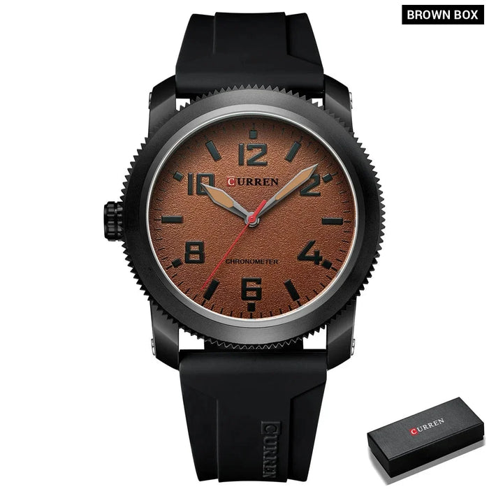 Fashion Watches For Men Left Hand Design Quartz