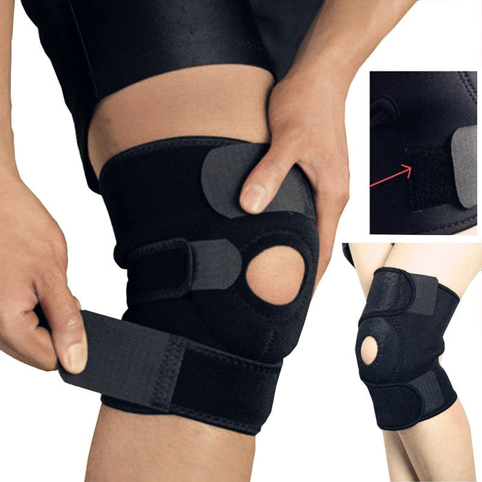 Adjustable Compression Knee Patellar Tendon Support Brace for Men Women Arthritis Pain Injury Recovery Running Workout