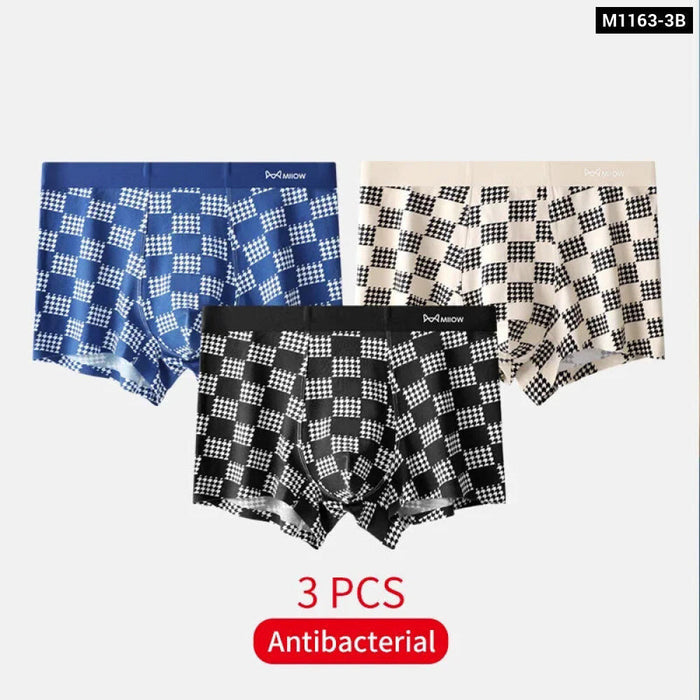 Pack Of 3 Silkblend Mens Boxers