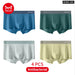 4 Piece Silky Mens Boxers