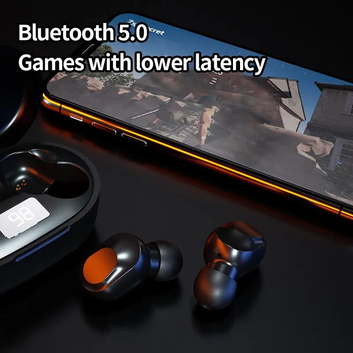 Wireless Noise Cancelling Earbuds With Touch Control And Mic