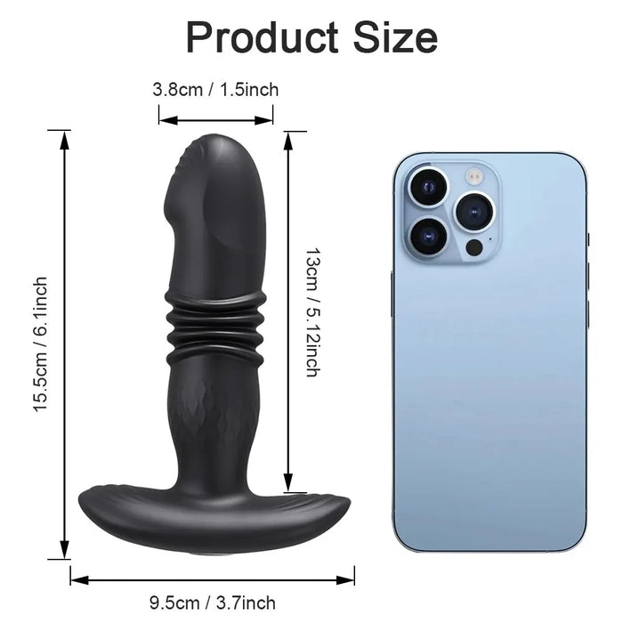 Wireless Telescopic Butt Plug For Anal Pleasure