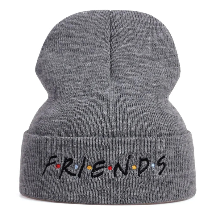 Friend Embroidered Beanie / Hat For Autumn / Winter