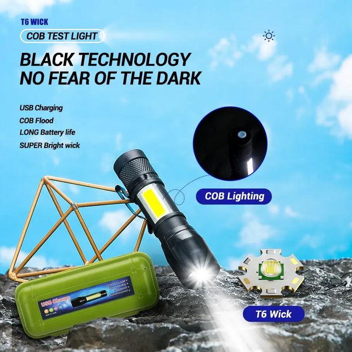 Usb Rechargeable Led Torch