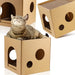 Cat Cardboard House Indoor Scratching Box