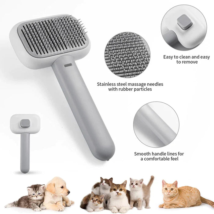 Cat Brush Self Cleaning