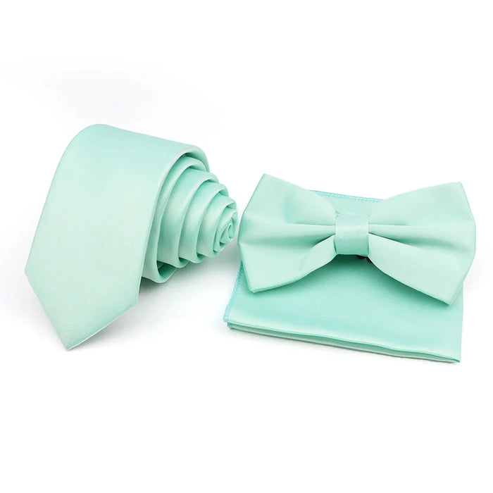 Colourful Bowtie Set Polyester For Mens Business And Wedding