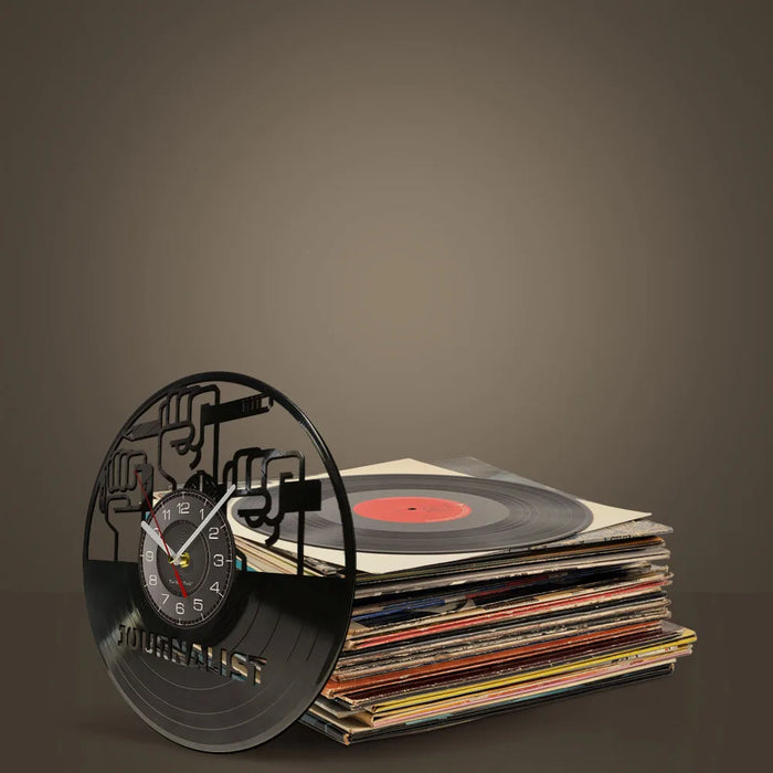 S Reporter Vinyl Record Wall Clock