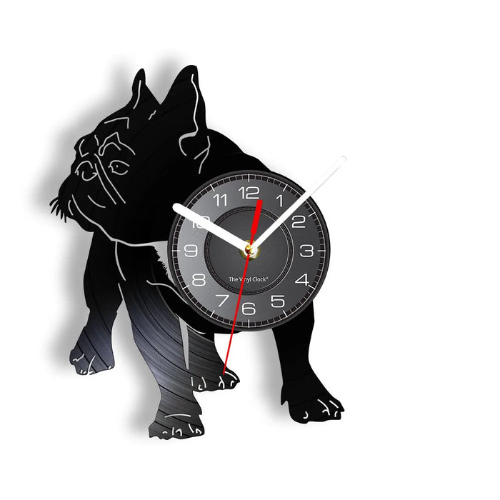 French Bulldog Vinyl Record Wall Clock