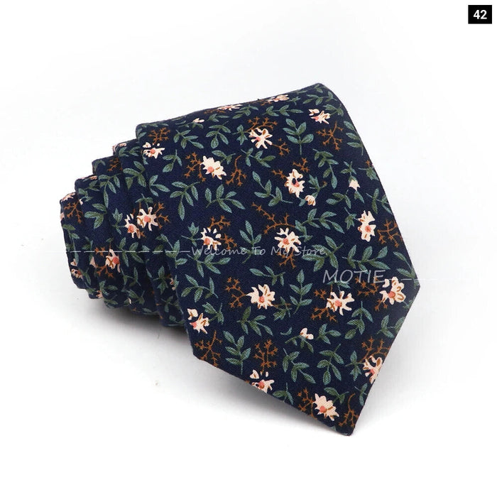 Stunning 42 Colour Floral Tie For Weddings Business And Daily Wear