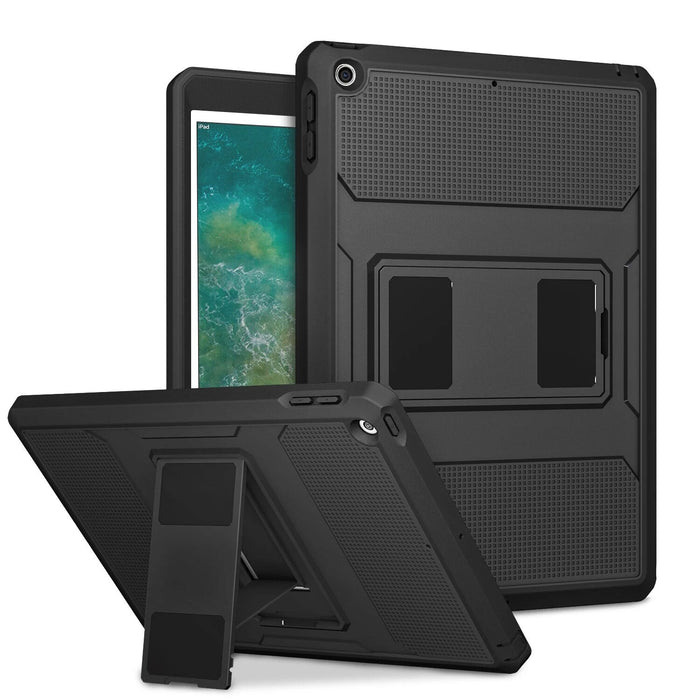 Case For 2018/2017 iPad 9.7 6th/5th Generation - [Heavy Duty] Shockproof Full Body Rugged Hybrid Cover with Built-in Screen